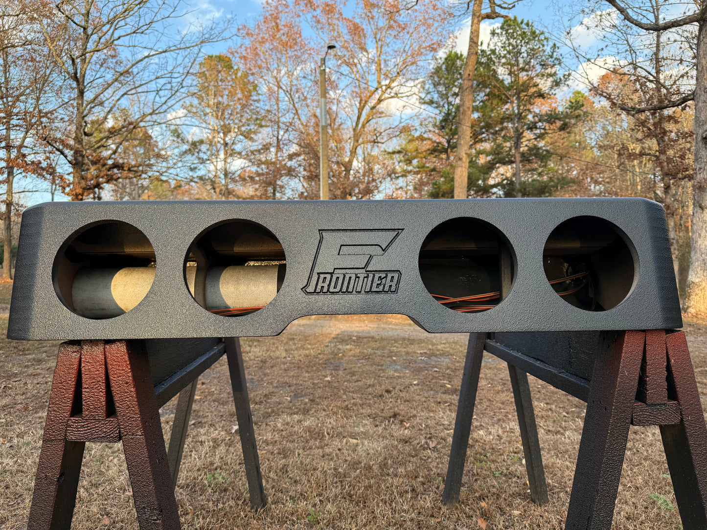 05-25 Nissan Frontier Crew Cab Ported 4-8” Subwoofer Enclosure (Oversized)